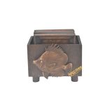 WOODEN FISH COASTER 1X6