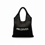 HANDMADE COTTON CLOTH BAG W/ MALDIVES - Image 5