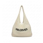 HANDMADE COTTON CLOTH BAG W/ MALDIVES - Image 4