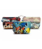 LADIES PURSE CLOTH PRINTED