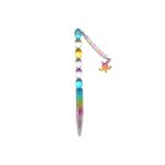 RAINBOW OVAL PEN DICES MALDIVES W/ TURTLE - Image 2