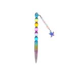 RAINBOW OVAL PEN DICES MALDIVES W/ TURTLE