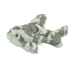 SOFT TOYS BABY GRAY & WHITE SHARK W/MALDIVES  8.5"