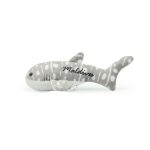 SOFT TOYS BABY GRAY WHITE DOT WHALE SHARK W/MALDIVES 8" - Image 2