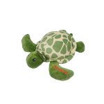 SOFT TOYS GREEN TURTLE EMB EYE W/ HANGER 20 CM