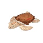 SOFT TOYS BROWN TURTLE W/ HANGER 30CM