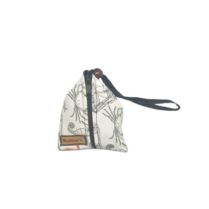 COIN BAG MIX DESIGN W/ZIPPER