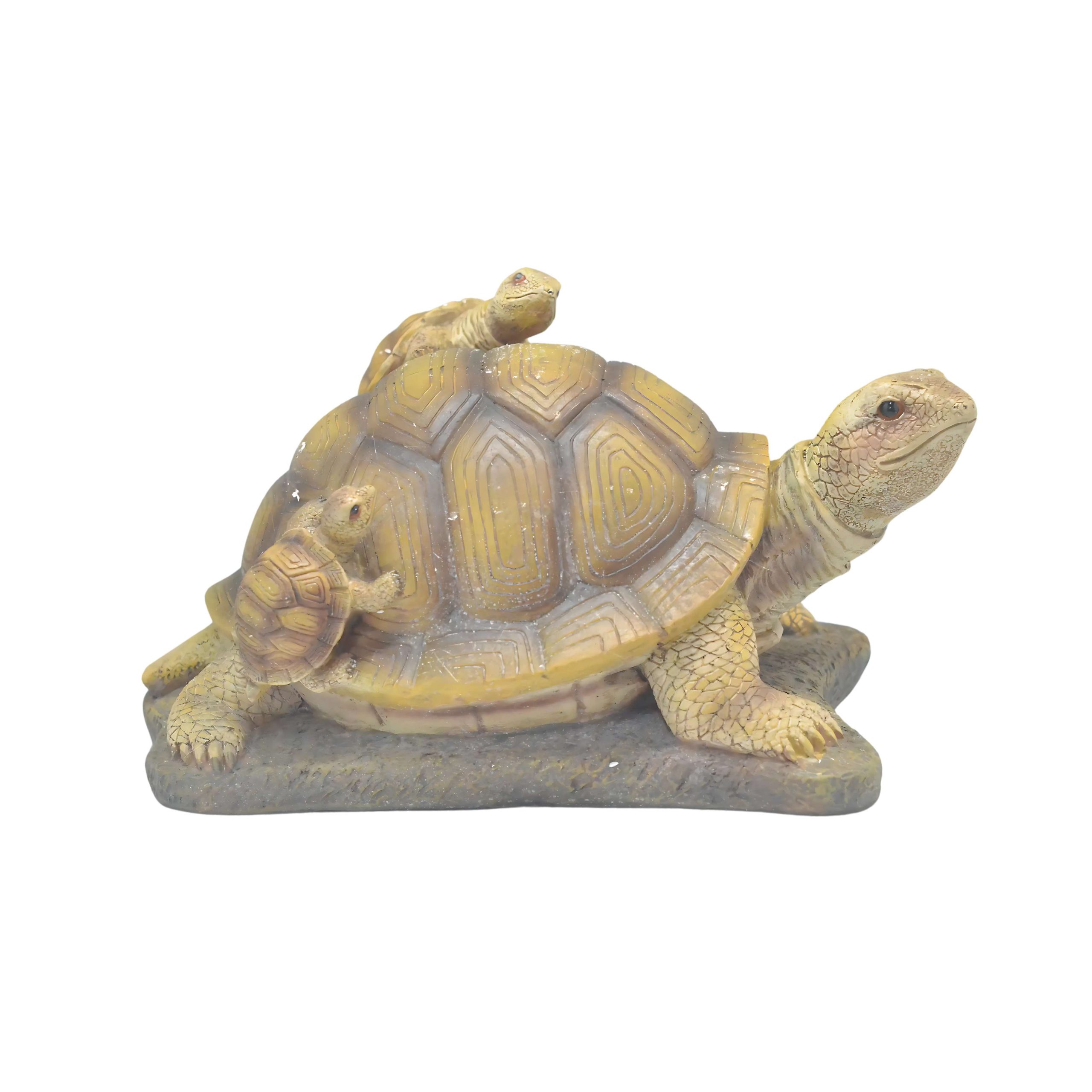 12842-3 POLY TURTLE W/2BABIES - Image 1