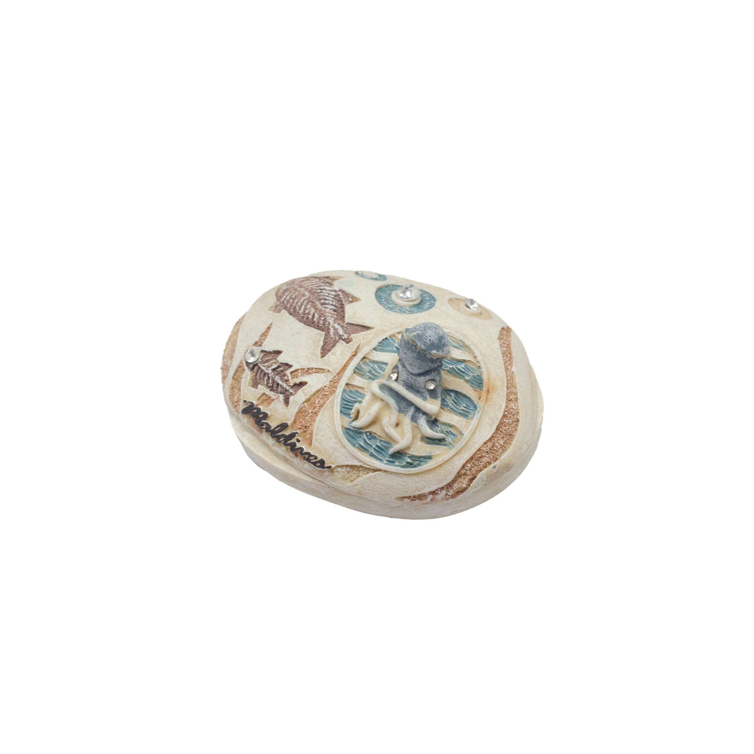 13567 (1) POLY JWELRY BOX W/OCTOBUS - Image 1