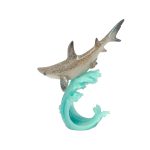 POLY SHARK ON SEA WAVE 16.8CM - Image 2