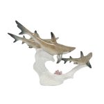 POLY 3 SHARK ON  WHITE CORAL - Image 2
