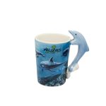 MUG WITH DOLPHIN HANDLE