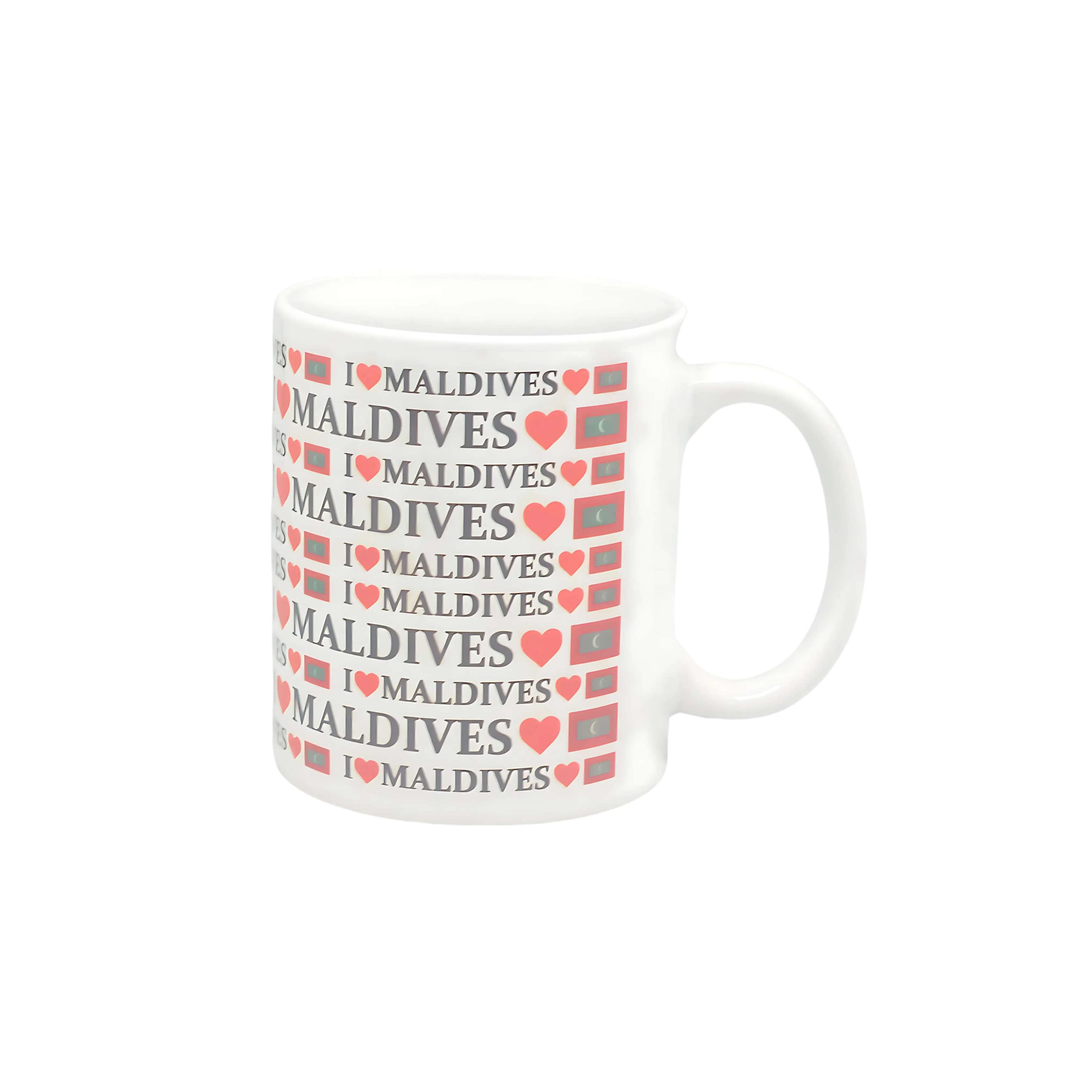 61408 MUG FLAG + I LOVE MALDIVES - Image 1
