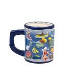 MUG CERAMIC EMBOSSED PAINTED - Image 2