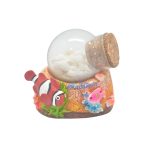 SAND BOTTEL W/ POLY FISH CORAL