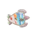 MAGNET POLY TURTLE SLEEPING