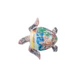 POLY TURTLE SLEEPING W/BABY TU