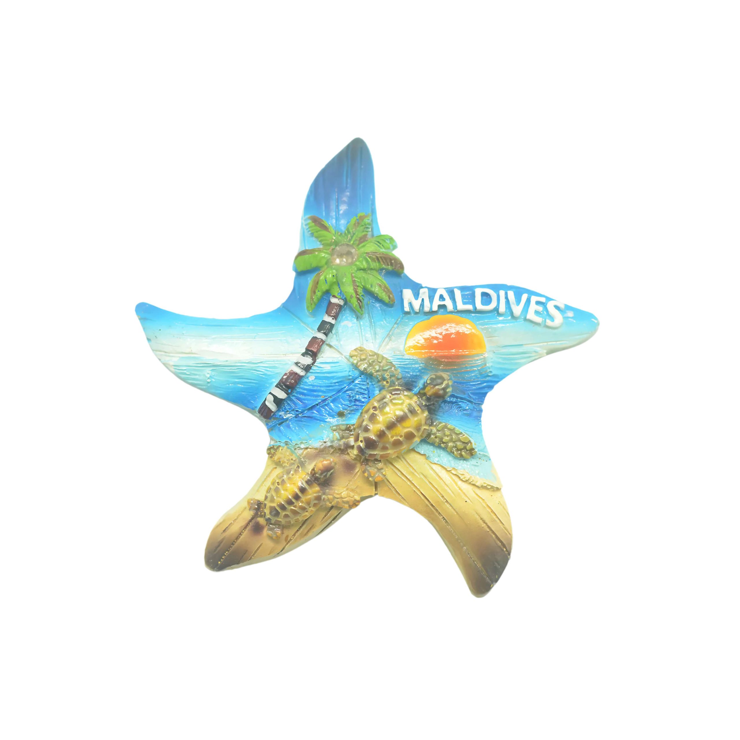 61655 POLY STAR FISH MAGNET COLORED - Image 1