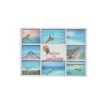 WOODEN MAGNET 8 DIVIDE SCENERY