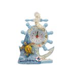 POLY CLOCK IN ANGER W/NET TURT