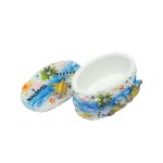 POLY OVAL BOX DOLPHIN AND TREE