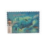 WOOD MAGNET W/SAND BOTTLE