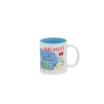 CERAMIC MUG  ATOLL MAP PRINTED