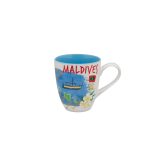 CERAMIC MUG  ATOLL MAP PRINTED
