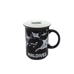 MUG 4" PRINTED MANTA - BLACK