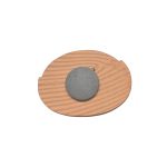 MAGNET OVAL LIKE WOOD W/ MANTA EMBOSSED - Image 2