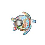 WOOD TURTLE BOTTLE OPENER WITH MAGNET 5"