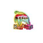 WOODEN TURTLE MALDIVES MAGNET 2"