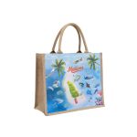 SHOPPING JUTE BAG PRINTED - 2 DESIGN - Image 2