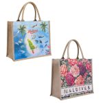 SHOPPING JUTE BAG PRINTED - 2 DESIGN