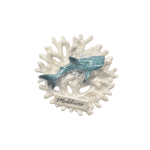 MAGNET,WITH WHALE SHARK ON BASE,RESIN