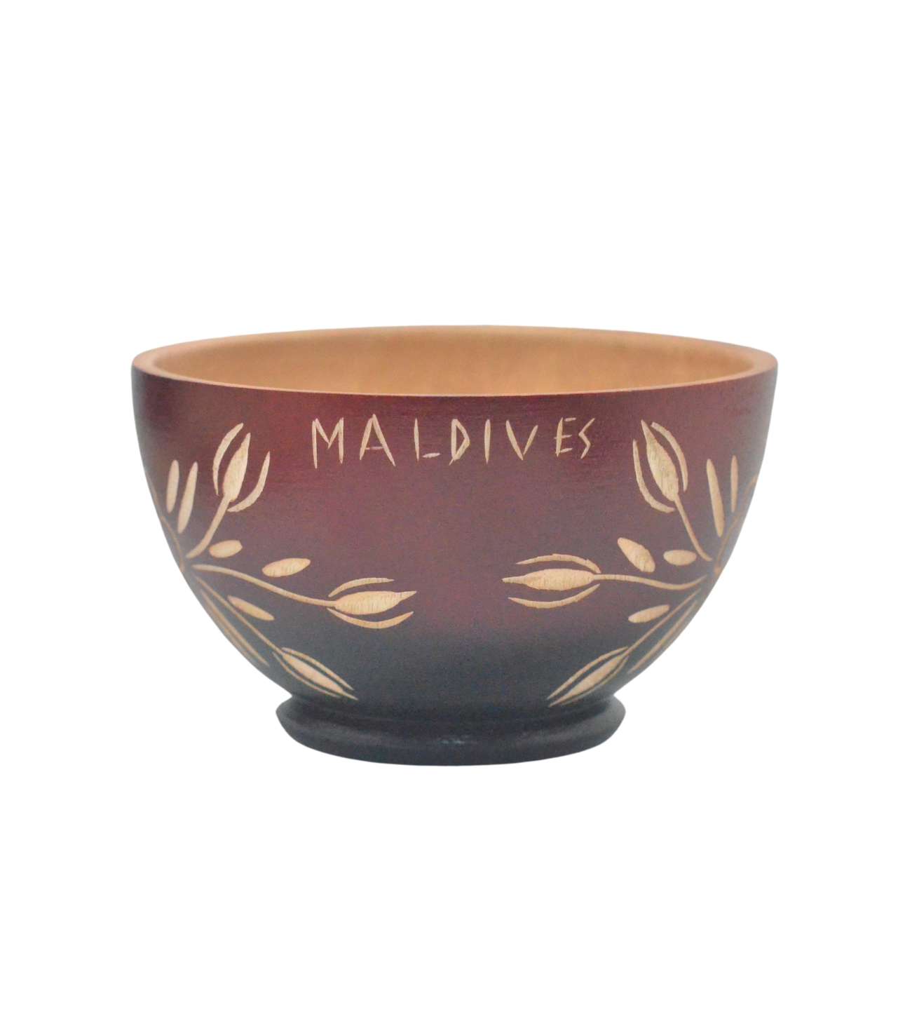 12403 MANGO WD BOWL SPECIAL CARVING 5X3" - Image 1