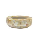 SHELL ASHTRAY ROUND 4"