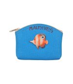 COTTON COIN PURSE MALDIVES 1X4