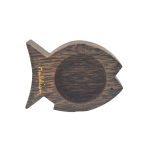 COCO WOOD ASHTRAY IQ FISH TYPE