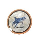 SHELL COSATER 6 PCS SET IN RATTAN BOX 4" - Image 2