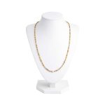 SEMI-PRECIOUS STONE NECKLACE- RAINBOW ZIRCON-15INCHES