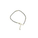 NEW DESIGN 3.5MM FACETED GEMSTONE JEWELRY COPPER PLATED REAL GOLD BEADS FRESHWATER PEARL ADJUSTABLE