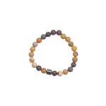 MOOKIATE BRACELET-ROUND BEAD- 8MM+HEMATITE-8MM-7INCH
