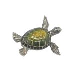 TURTLE FLY PEWTER BOX