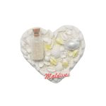 POLY MAGNET HEART W/SAND BOTTL