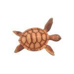 POLY TURTLE FLY LIKE WOOD 12CM (B,C)