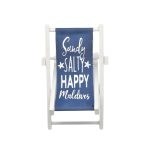 WOODEN WHITE CHAIR DECO 10CM