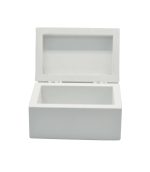 WOOD DECORATION BOX W/SHELL & TURTLE 4"X3" - Image 2