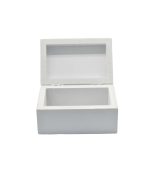 WOODEN BOX ON TOP SHELL & COLOR STONE 4"X3" - Image 2