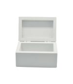 WOOD DECORATION BOX W/SHELL & TURTLE 4.5"X3" - Image 2